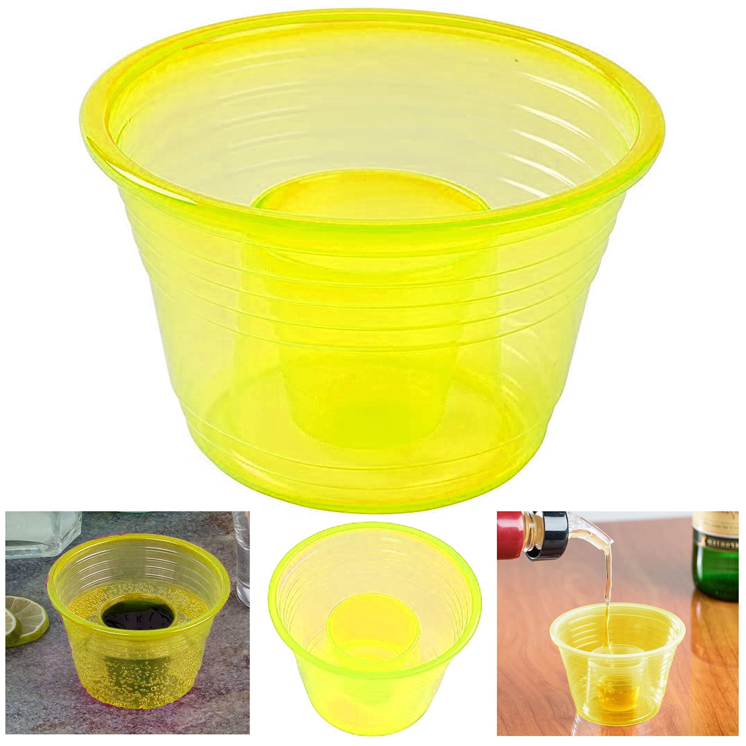 Generic 100 Neon Shot Glasses Cups Jager Bomb Blaster Disposable Party Drink 2.75oz 1oz