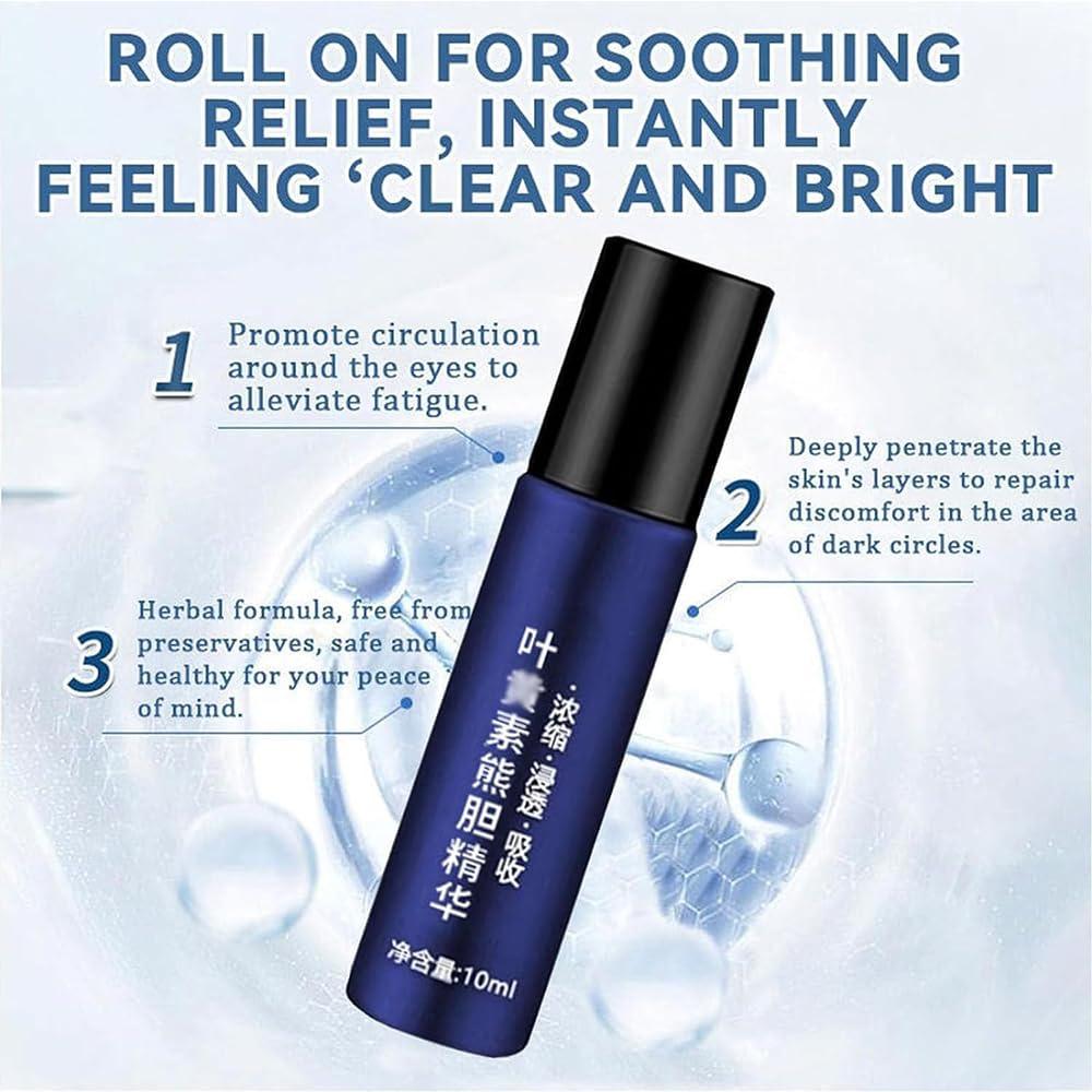 EPARNA EPARNA Glitzon Lutein Rollerball Essence for Digital Eye Strain Defense, Glitzon Eye Care Essence, Lutein Bright Essence, Effectively Relieves, Fatigue, Dry, Itchy and Blurred Eyes (3Pcs)