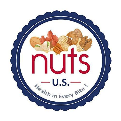 NUTS - U.S. - HEALTH IN EVERY BITE ! NUTS U.S. - Sweet Raw Apricot Kernels (Seeds) | Unpasteurized and Non-GMO | No Sulphure | Packed In Resealable Bags!!! (1 LB)