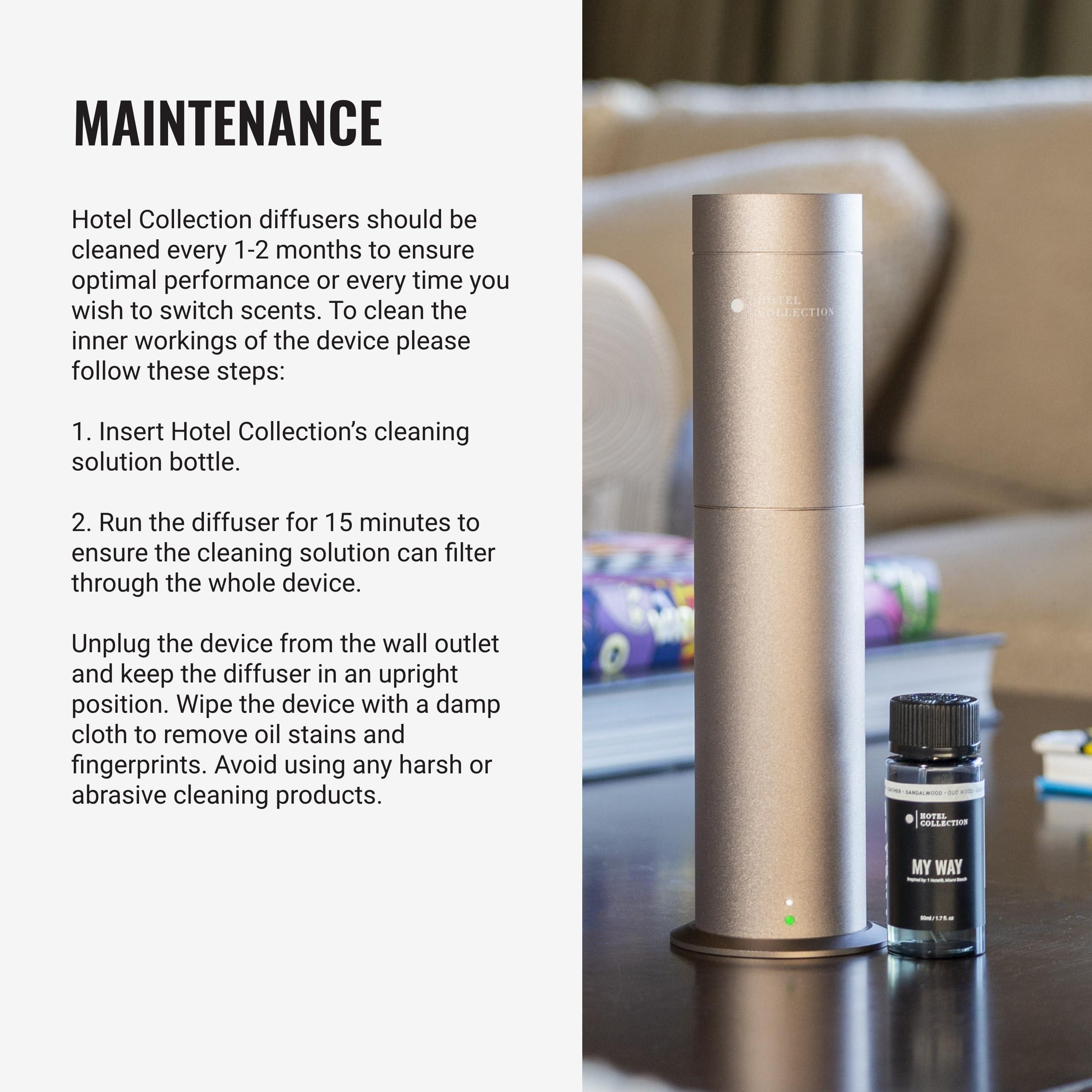 Hotel Collection Hotel Collection-Studio Pro Essential Oil Diffuser-600 sq ft Coverage-Cordless & Portable with Remote-Cold-Air Diffusion Technology-Air Freshener-Champagne-Works Exclusively with Pro Pod Bottles