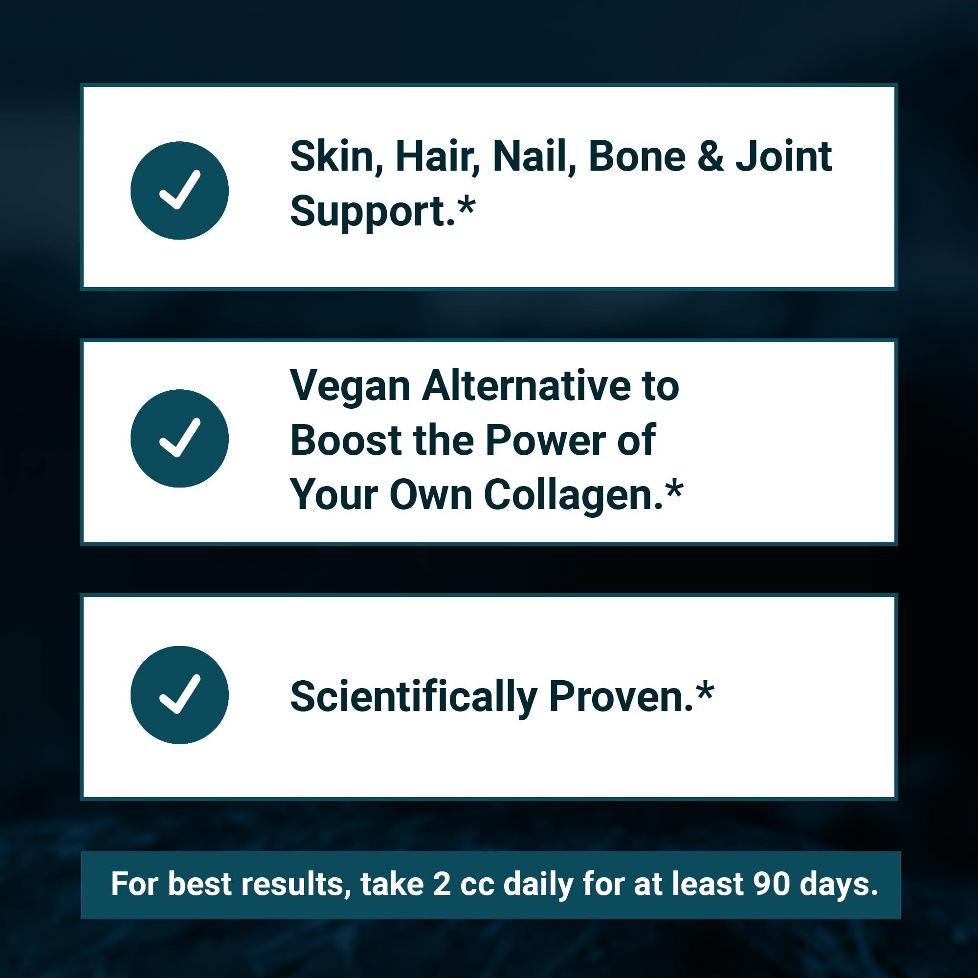 Orgono Living Silica Living Silica Collagen Booster Capsules | Ultra High Absorption | Supports Healthy Collagen and Elastin Production for Joint & Bone Support, Glowing Skin, Strong Hair & Nails (120 Count)