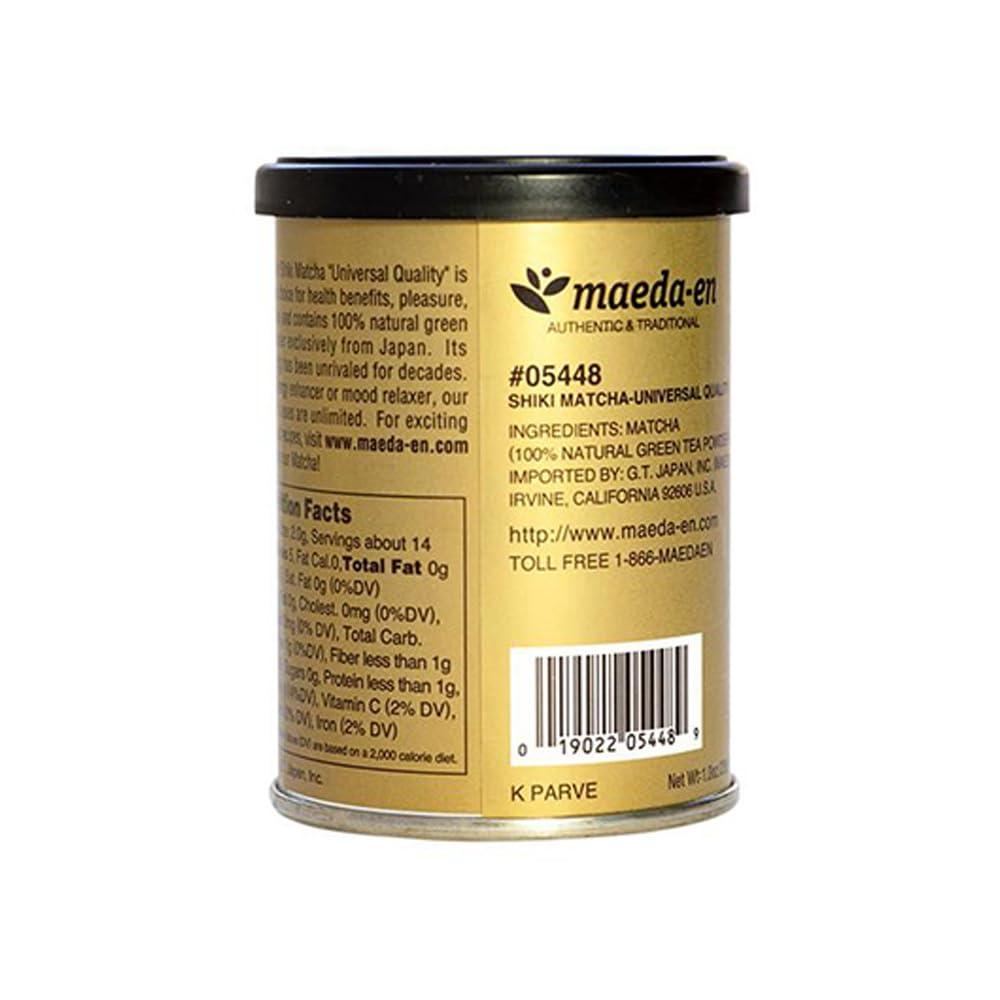MAEDA-EN MAEDA-EN Shiki Matcha Green Tea Powder 28g Japanese Origin 100% for Latte Smoothies and Baking 05448 1pk