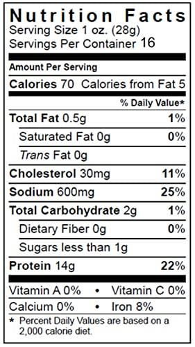 Wild Bill's Wild Bill’s Hickory Smoked Beef Jerky Pieces 16 Ounce Pack