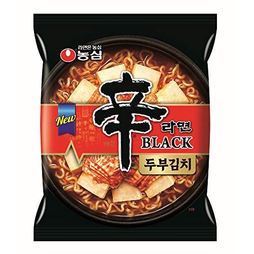 Nongshin [Nongshim] Shin Ramyun Black Tofu & Kimchi Noodles (Pack of 4) / Hot & Spicy Noodle Soup / Korean food / Korean ramen (overseas direct shipment)