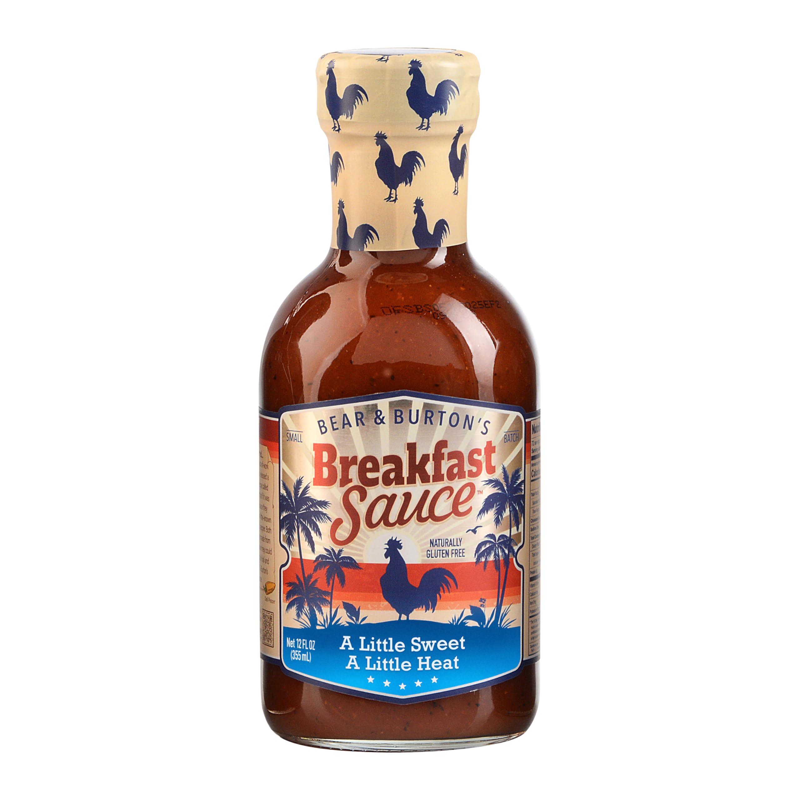 Old Florida Sauce Co. Bear and Burton\'s Breakfast Sauce | A Savory Breakfast Sauce from The Makers of W Sauce | 12 Fl Oz