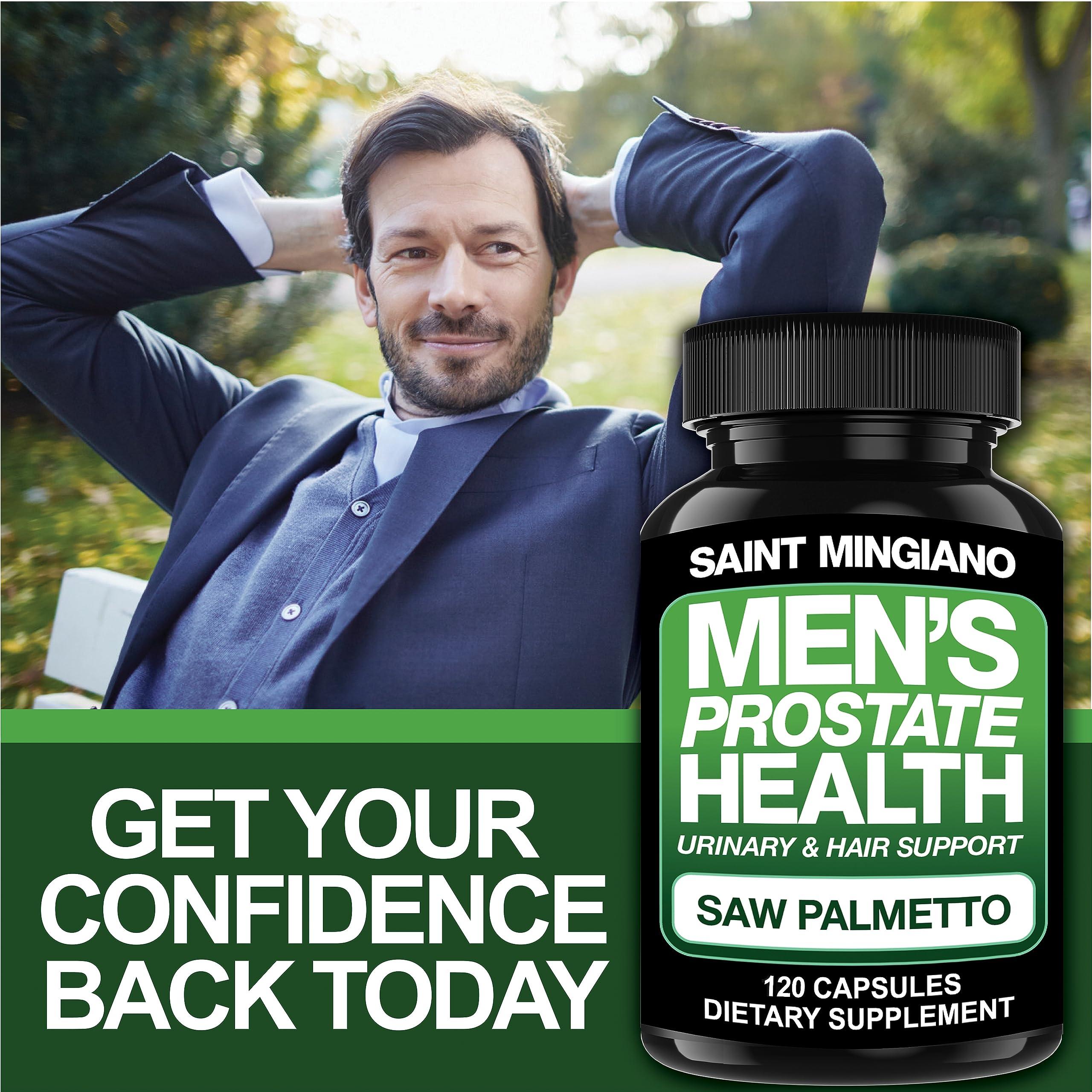 Saint Mingiano Saint Mingiano Kidney Support Cleanse Detox & Repair 120 Casuals - Together with - Men\'s Prostate Health Advanced Prostate Supplements - 120 Capsules