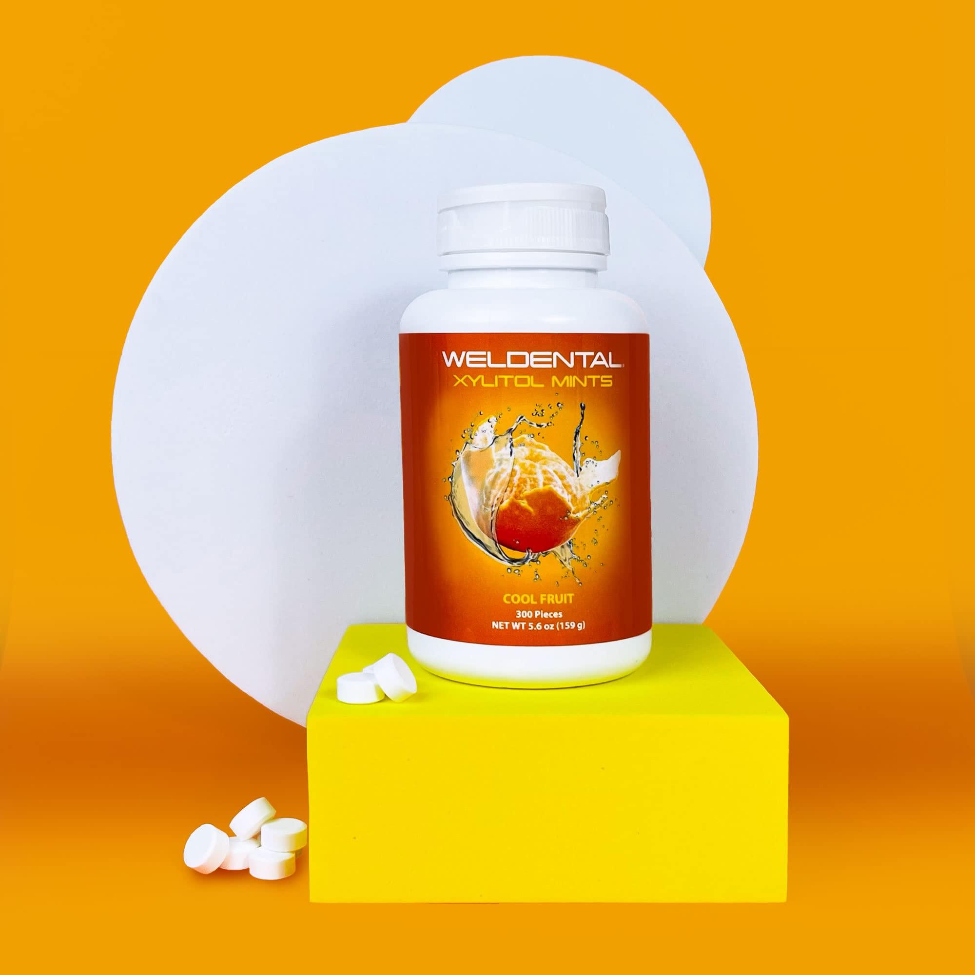 WELdental Weldental Xylitol Mints 300 Count Cool Fruit