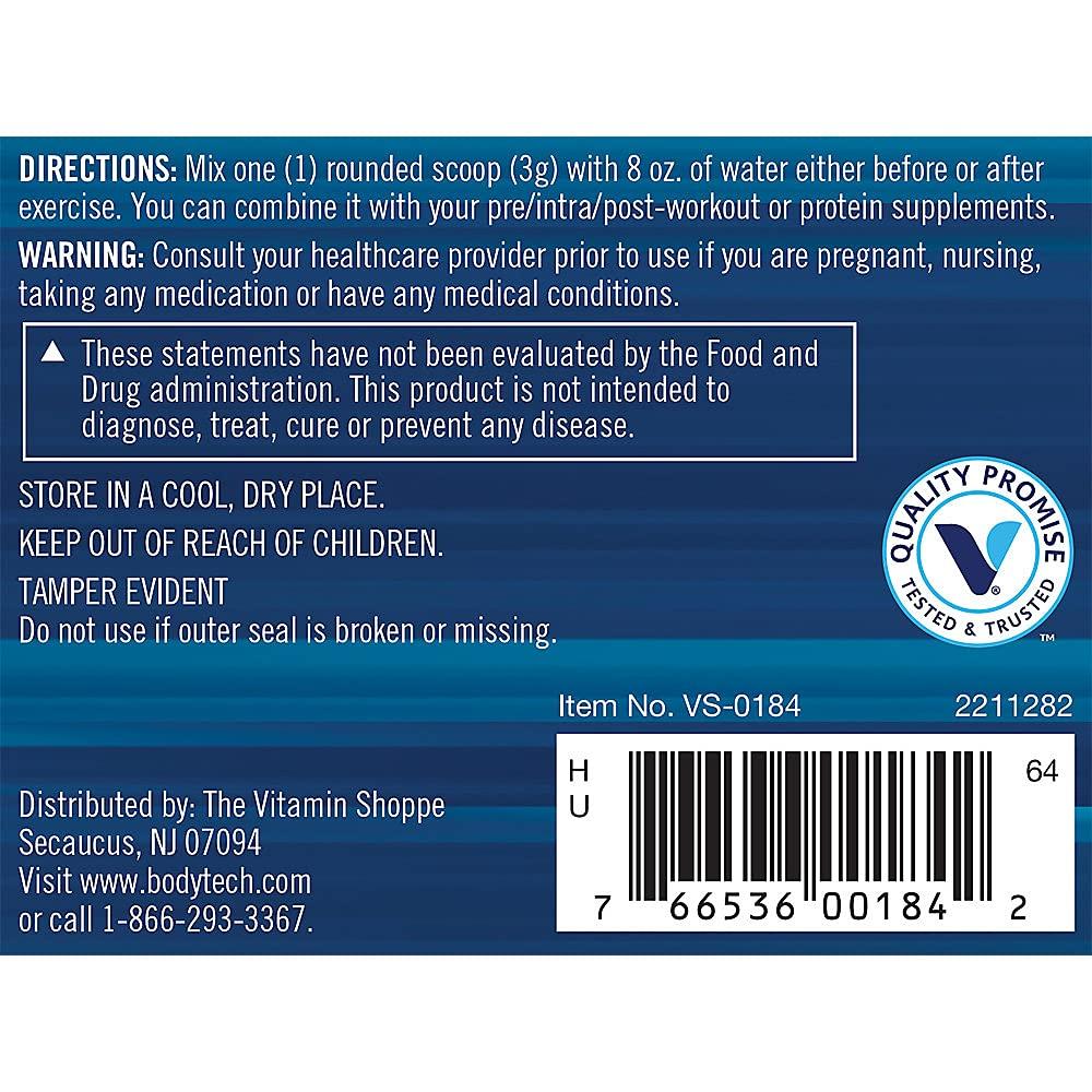 BODYTECH BODYTECH Fermented L-Citrulline 3000MG - Supports Exercise Endurance & Nitric Oxide Production (6.35 Ounce Powder)