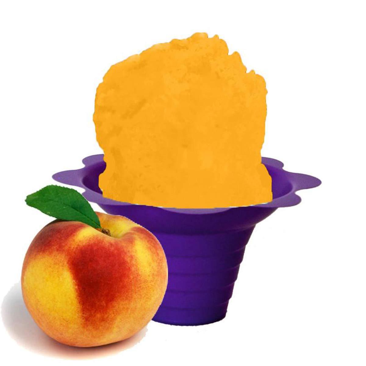 Hypothermias Hypothermias Peach Ready to Use Gallon (128 Fl. Oz) Hawaiian Snow Cone Flavors Syrup - Shaved Ice, 100% Pure Cane Sugar