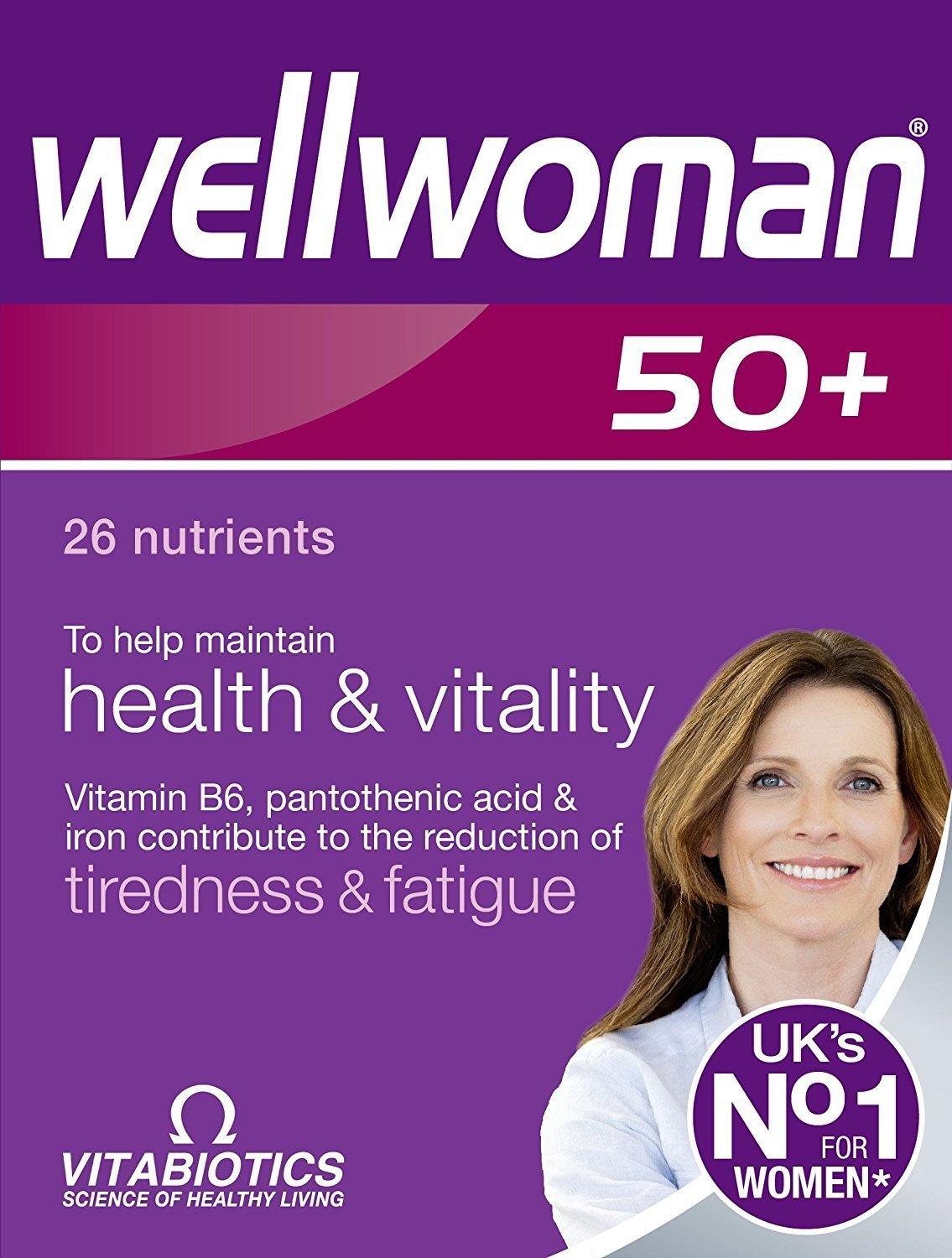 Wellwoman 4 Units (Bulk Pack) Vitabiotics Wellwoman 50+ 30 Tablets