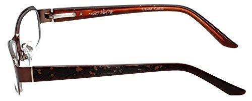 Hilary Duff Hilary Duff Lightweight & Comfortable Designer Reading Glasses Laura in Brown +2.00