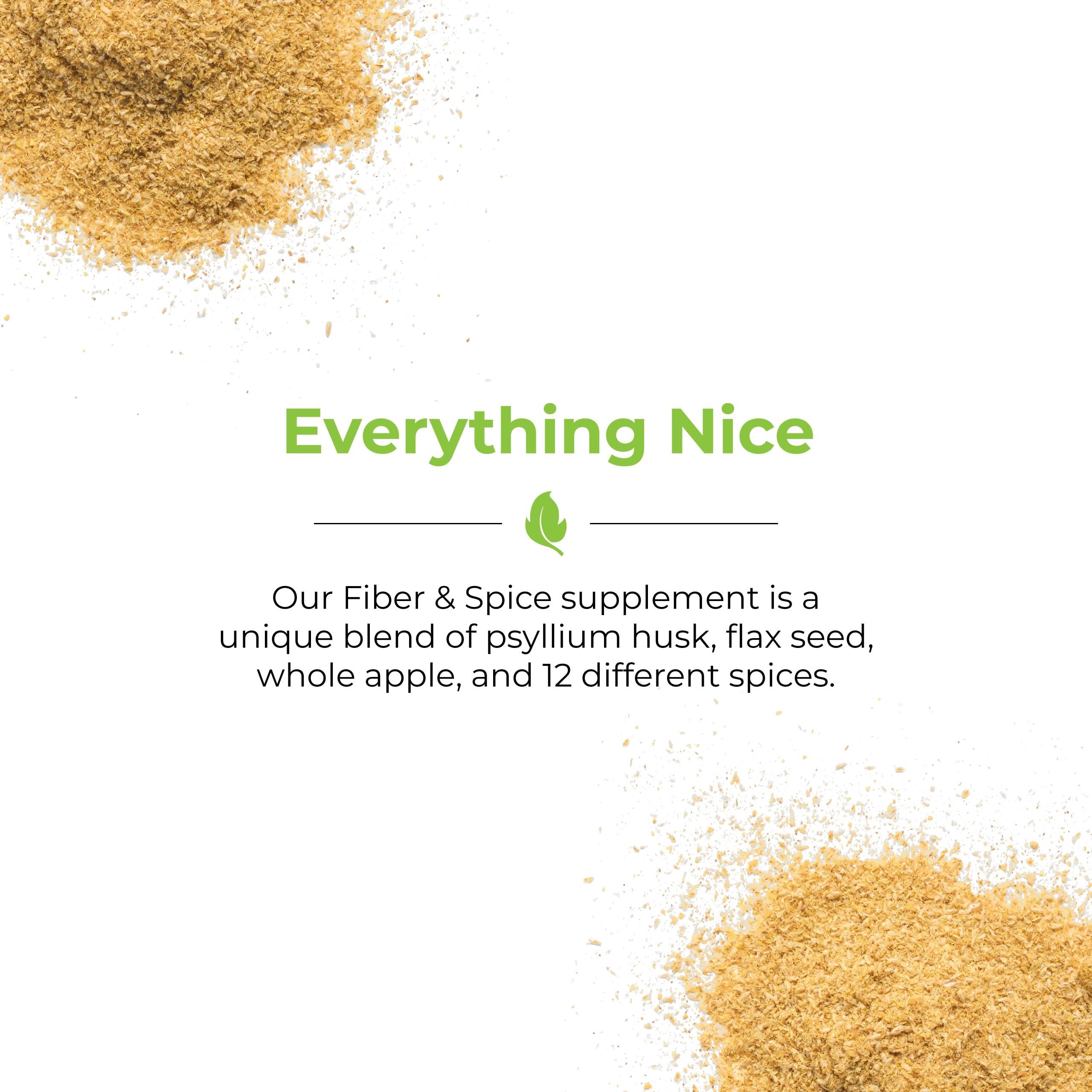 Balance of Nature Balance of Nature Fiber & Spice - Psyllium Husk, Flax Seed, Turmeric & Apple - 30 Servings