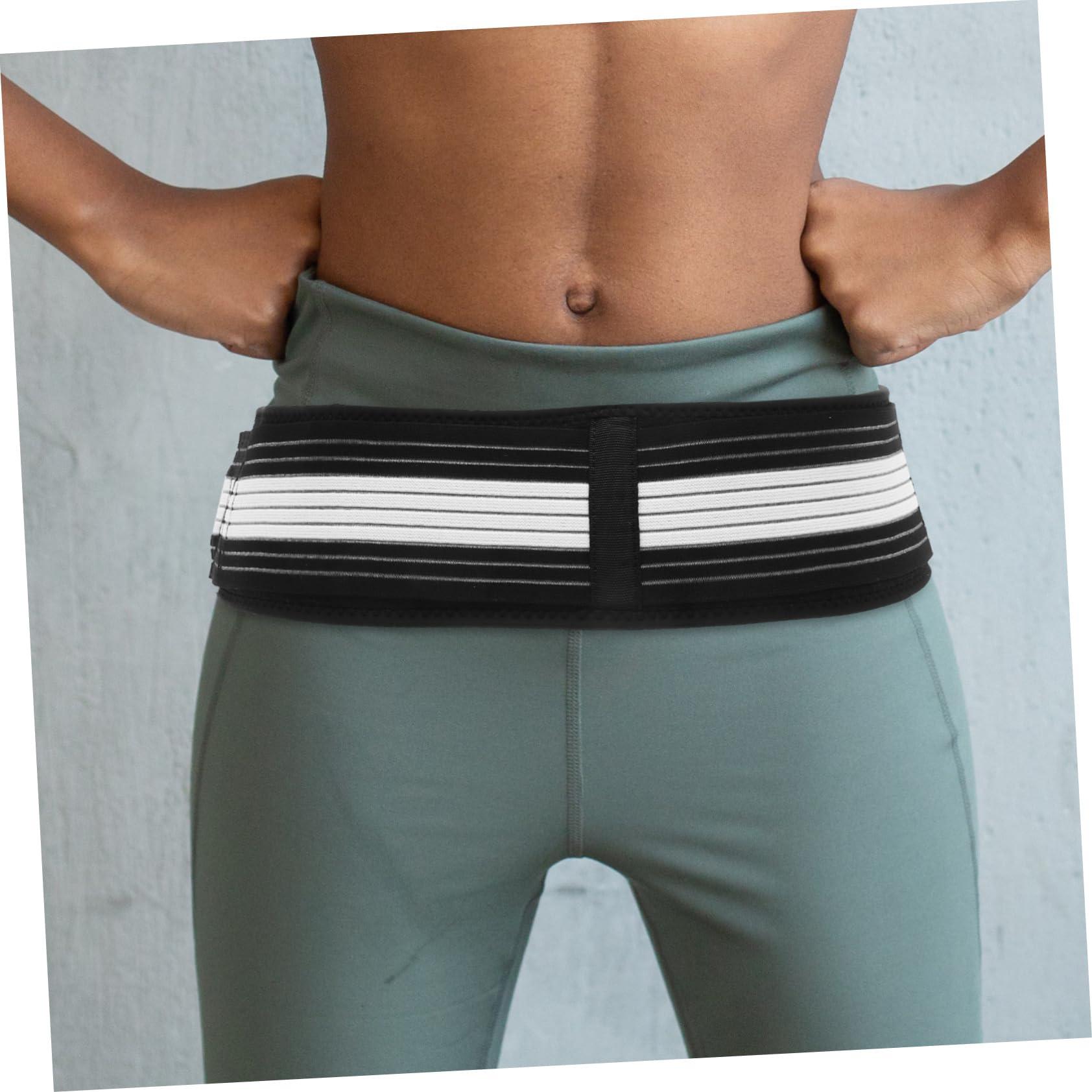Mobestech Mobestech Pelvic Correction Belt Woman Tilt Abdominal Maternity Pads Sashes for Women Sacroiliac Support Belt Pregnancy Lumbar Waist Trainer Joint Postpartum Belly Band Wrap Black Spandex