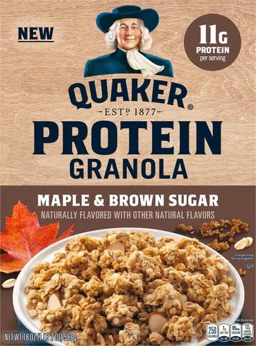 Quaker Quaker Protein Granola, Maple Brown Sugar, 18oz