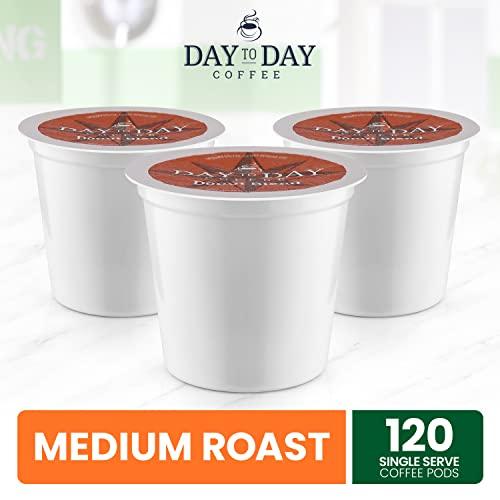 Day To Day Coffee Day To Day 120-Count Donut Blend, Medium Roast Single Serve Coffee Pods for K-Cup Keurig Brewers