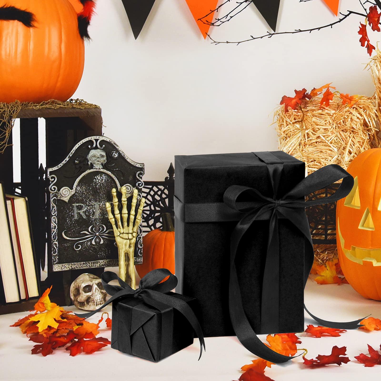 MIAHART MIAHART Black Tissue Paper Bulk for Gift Wrapping 60 Sheets Black Tissue Paper for Gift Bags Packaging Floral Birthday Christmas Halloween DIY Crafts Pompoms Confetti Decor