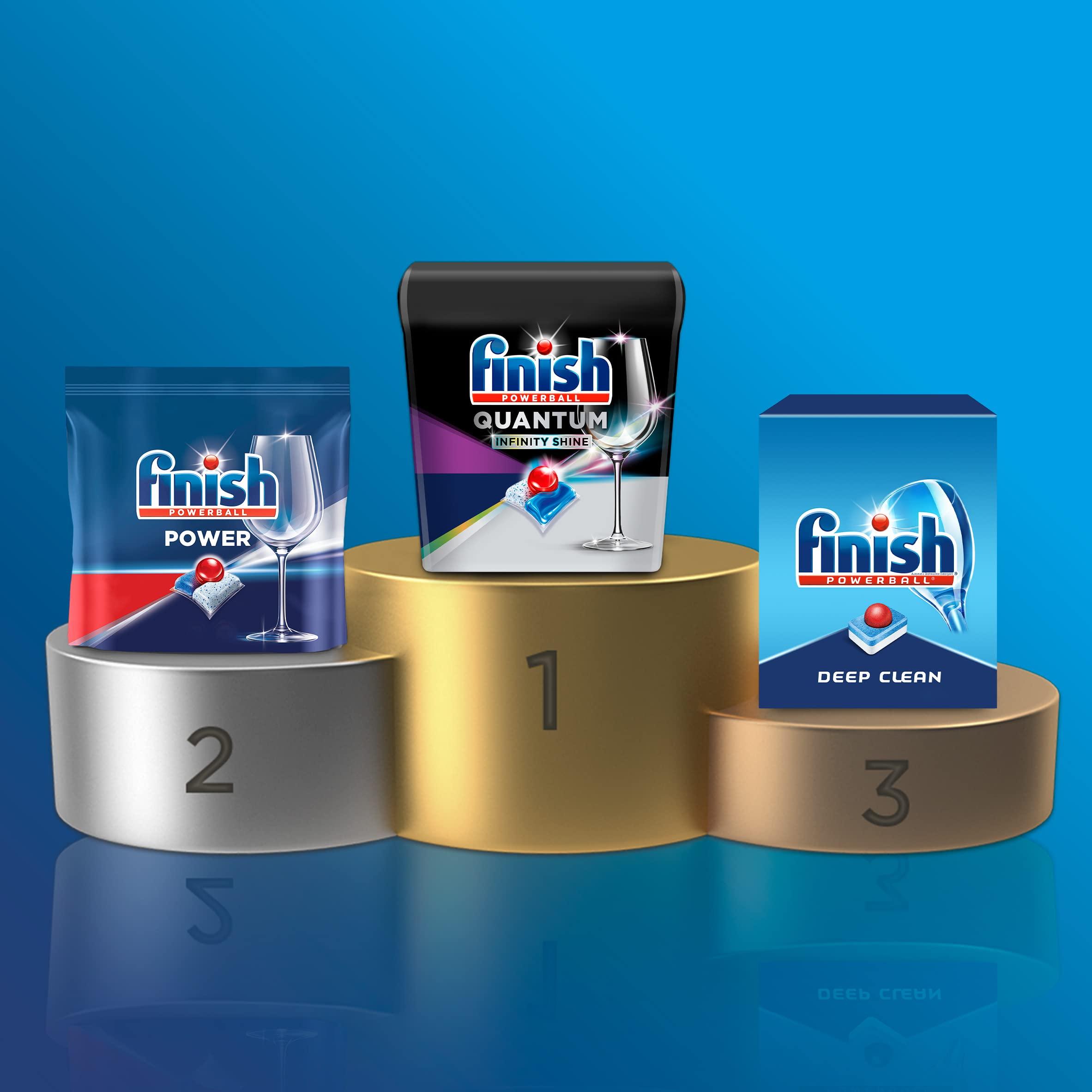 Finish Finish - All in 1 - Dishwasher Detergent - Powerball - Dishwashing Tablets - Dish Tabs - Fresh Scent, 94 Count (Pack of 1) - Packaging May Vary