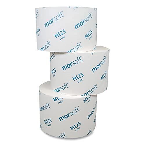 MORM125 Morcon M125 Millennium Ultra Bath Tissue 1-Ply 2500 Sheets 7/8-Inch Core 24 Rolls/Carton