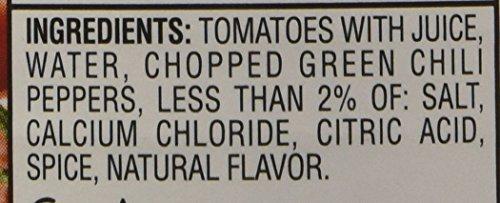 Ro-Tel RO-TEL Canned Original, Diced Tomatoes and Green Chilies, 10 Ounce (Pack of 8)