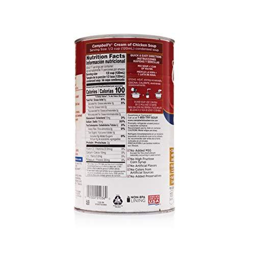 Campbell's Campbell's Classic Condensed Cream of Soup, Chicken, 50 Ounce (Pack of 12)