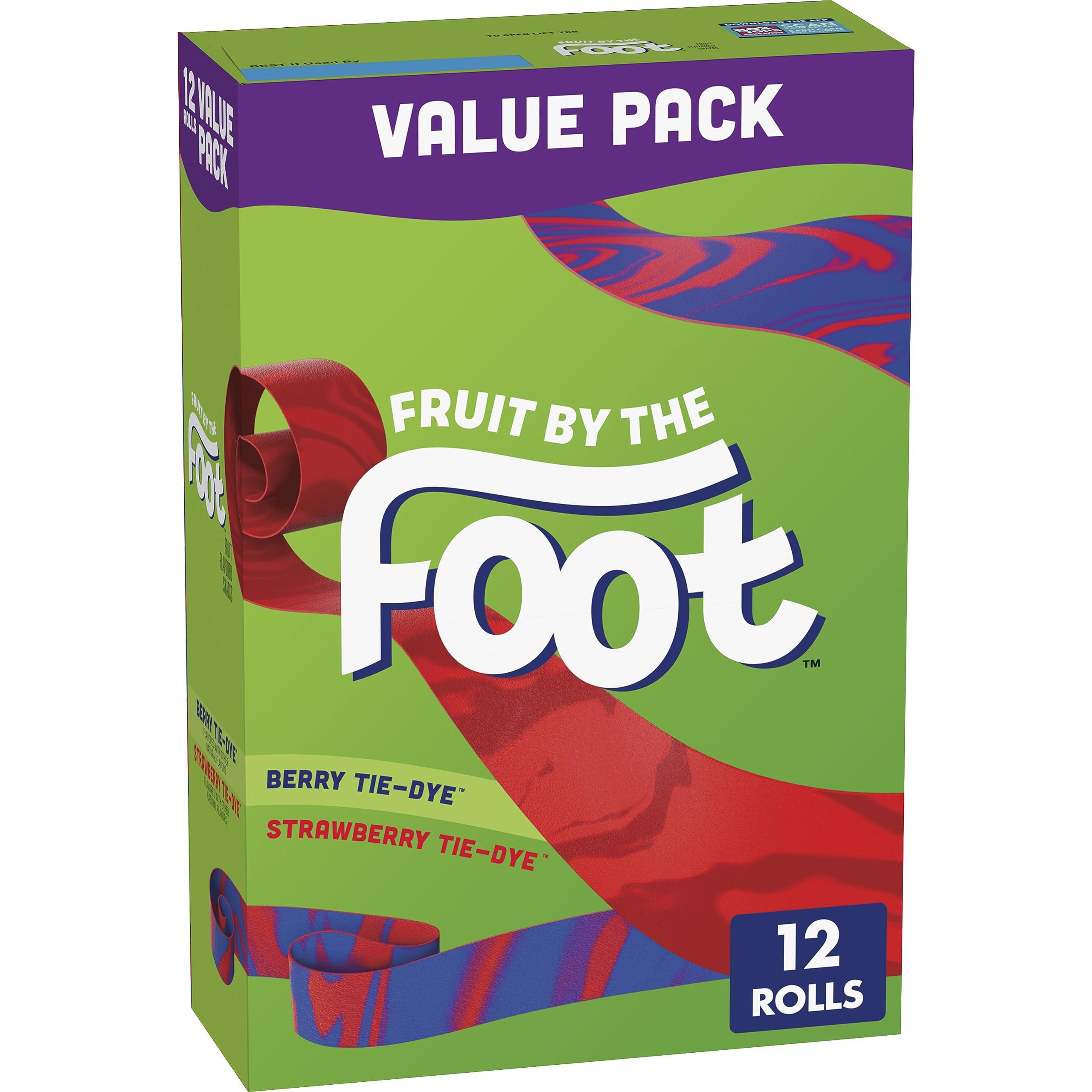 Betty Crocker Fruit by the Foot, Fruit Snacks, Variety Pack, 9 oz
