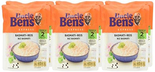 UNCLE BEN\'S Uncle Ben\'s Classic Basmati Microwave Rice 250g - Pack of 6