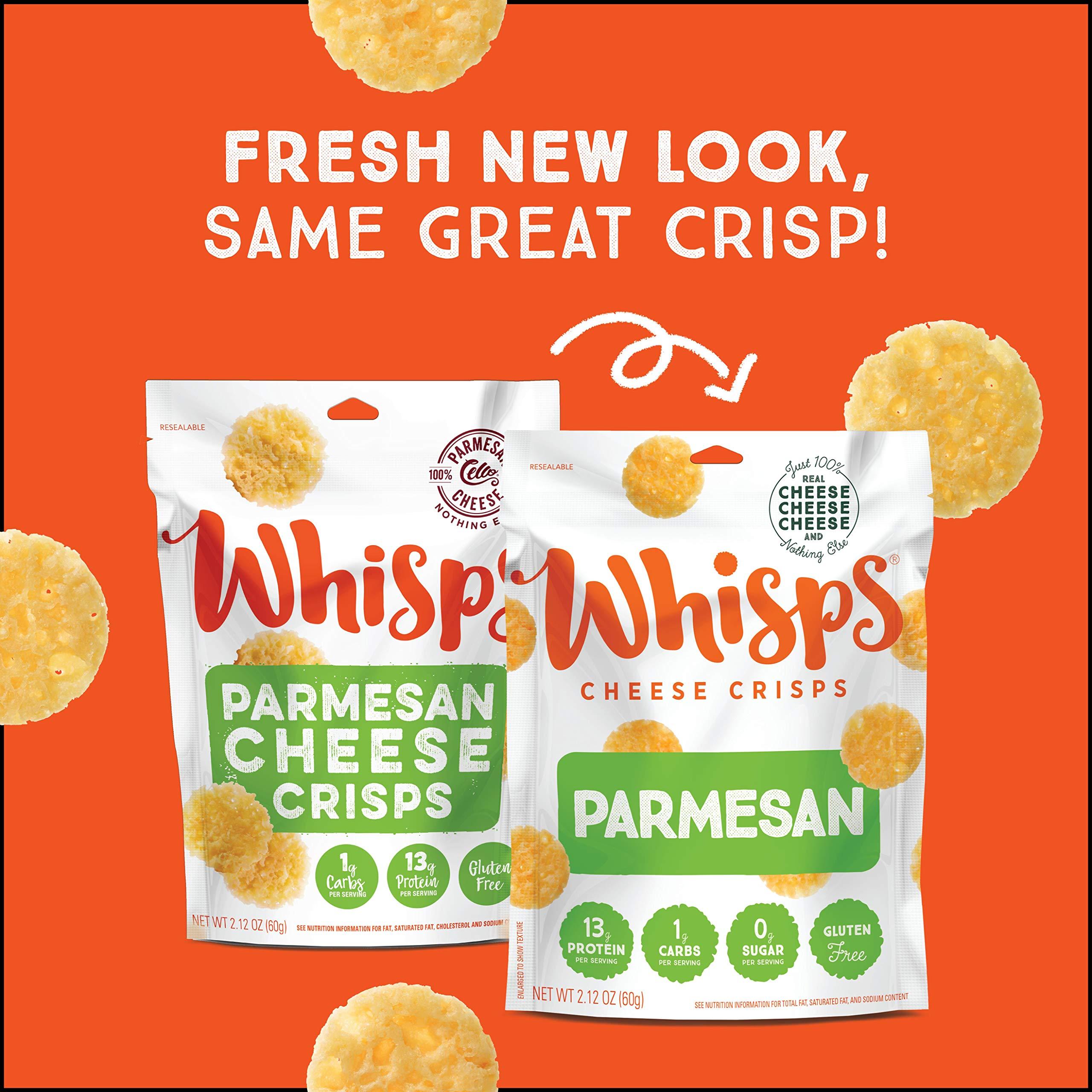 Whisps Whisps Cheese Crisps Variety Pack | Protein Chips | Healthy Snacks | Protein Snacks, Gluten Free, High Protein, Low Carb Keto Food, 6-Flavor Variety (2.12 Oz, 6 Pack)