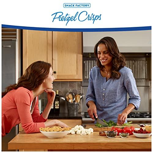 Snack Factory Snack Factory Pretzel Crisps, Sea Salt & Cracked Pepper, 7.2 Oz