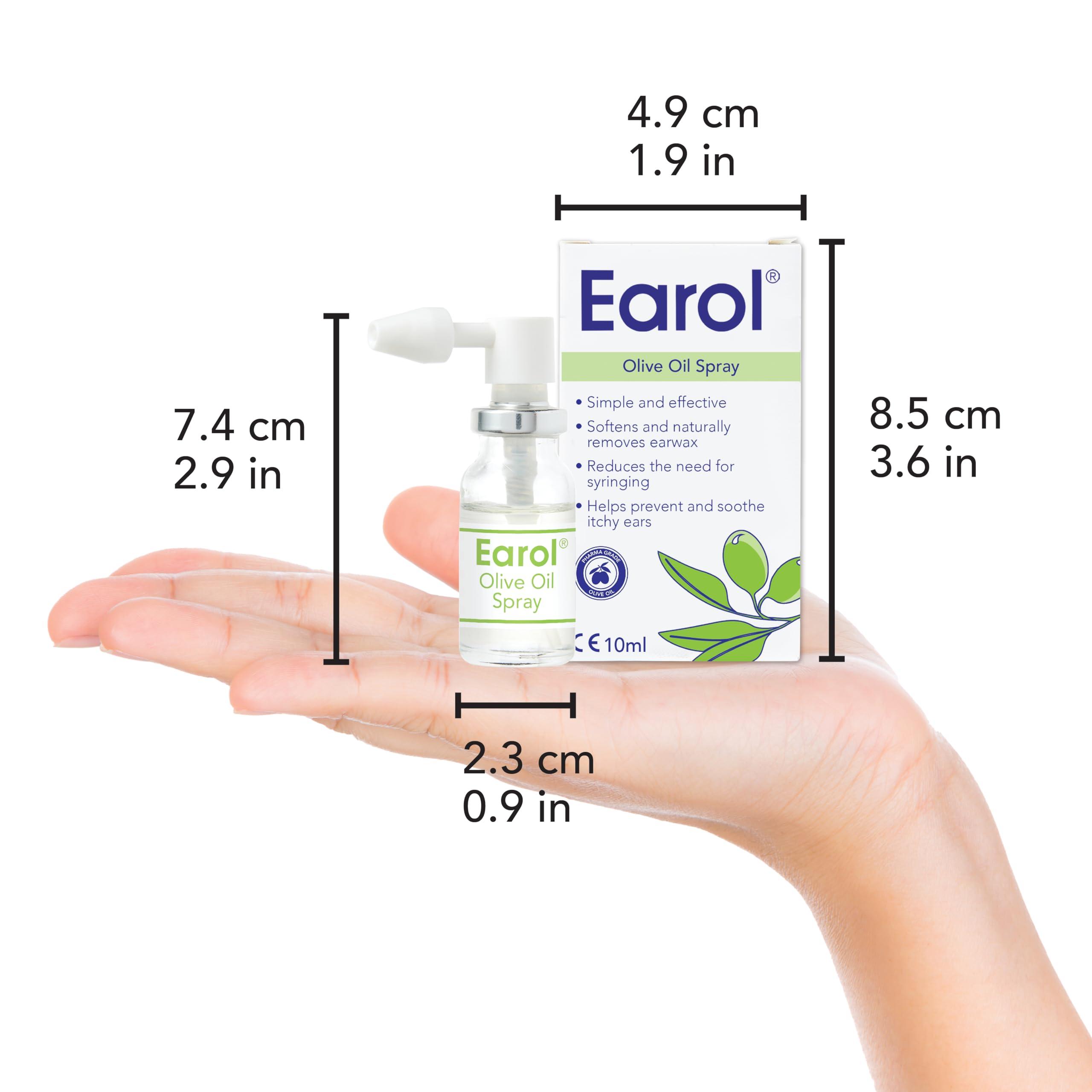 Earol Earol Olive Oil Natural Ear Wax Softener Naturally Removing Effective Spray