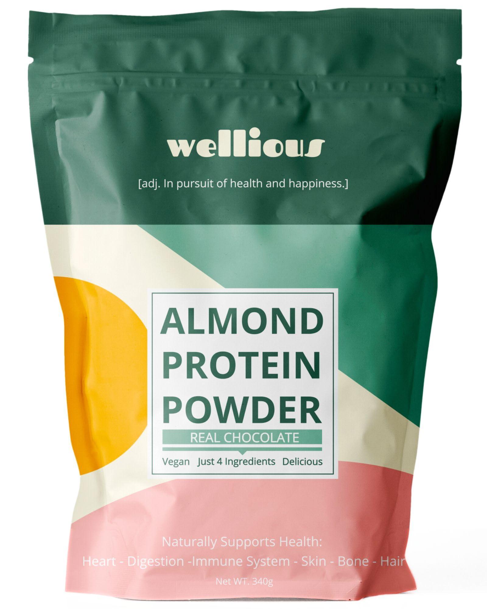 wellious wellious - Clean Vegan Protein Powder - 2 Pack, 1 Chocolate and 1 Vanilla - for Gut Health, Plant Based, Keto, No Sodium, High Fiber, Dairy Free, for Women and Men