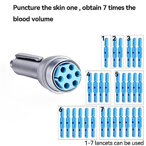 LANBO Seven-Pin Lancing Device Blood Lancet Pen Steril Cupping Therapy Match One Bag 200pcs Lancet