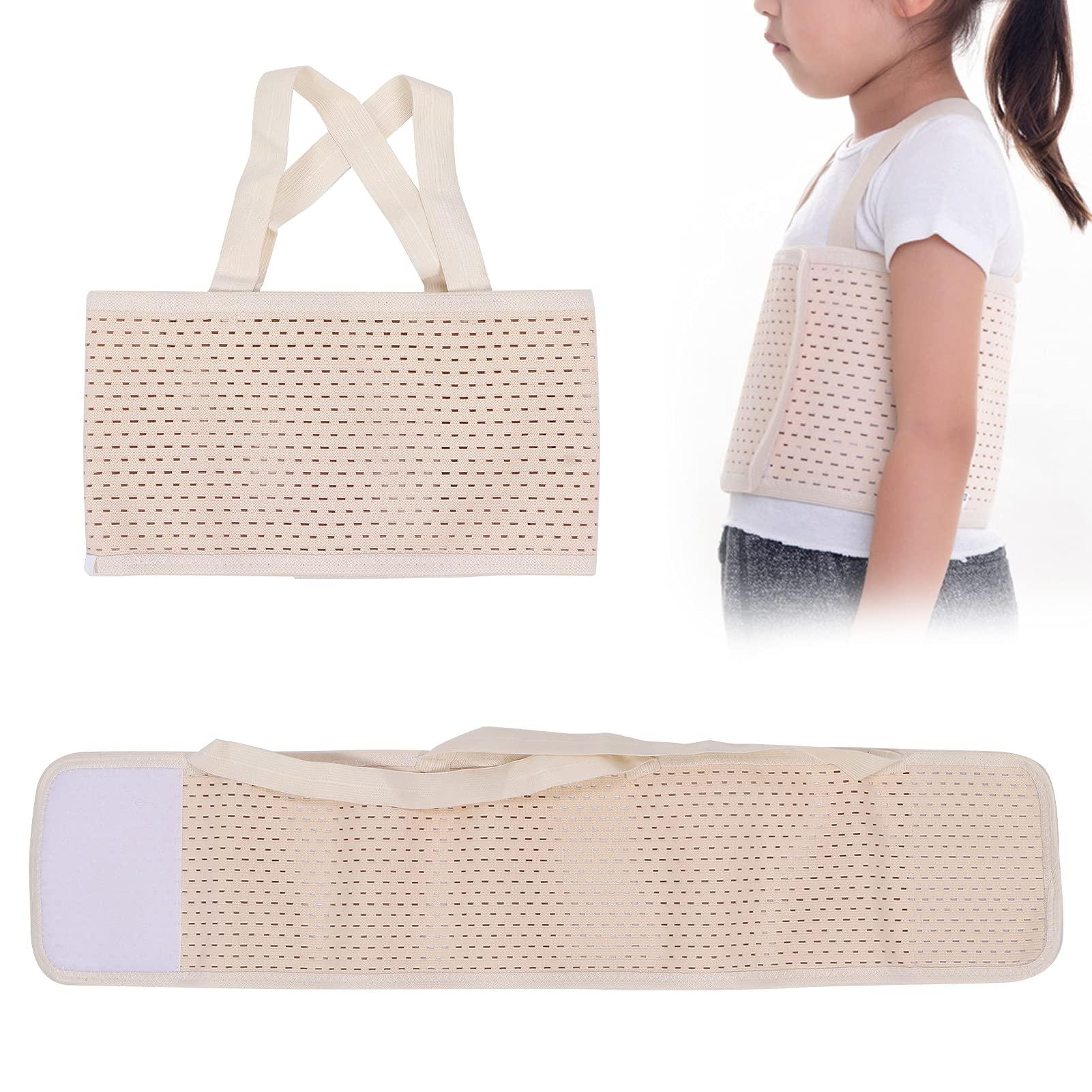 Dioche Dioche Kid\'s Breathable Chest Belt, Broken Rib Brace Rib Support Wrap Rib Cage Protector Wrap for Ribs or Bruised Ribs Support, Sternum Injuries(XL)