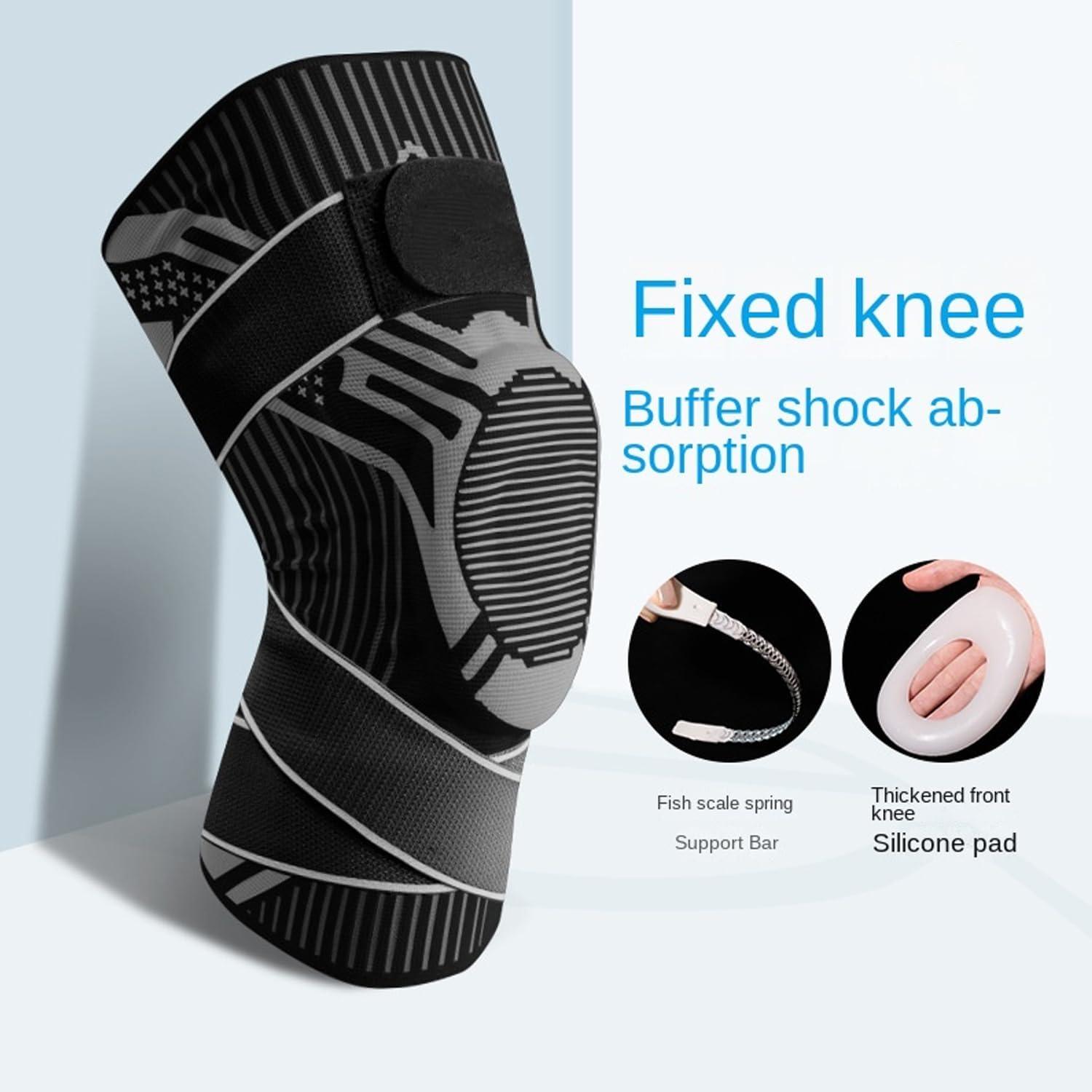 HEYDEZHI HEYDEZHI We Relieve Knee Sleeve Bone on Bone, Werelieve Knee Sleeve Bone on Bone, Griqos Knee Braces for Knee Pain, Reliefly Knee Brace, Compression Knee Sleeves with Patella Gel Pad