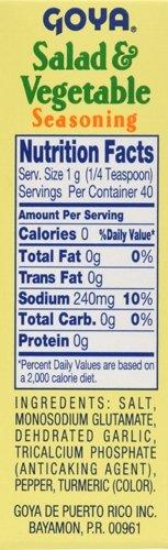 Goya Goya Foods Salad and Vegetable Seasoning, 1.41 Ounce (Pack of 24)