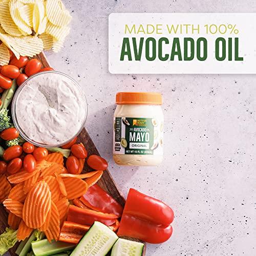 BetterBody Foods BetterBody Foods Avocado Oil Mayonnaise, Non-GMO Mayo Spread Made with Cage-Free Eggs, Paleo (15 Ounces)