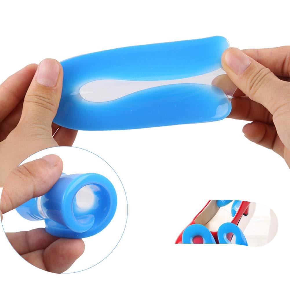 Edoneery Silicone Gel Heel Cups for Plantar Fasciitis and Heel Pain Foot Care(M)
