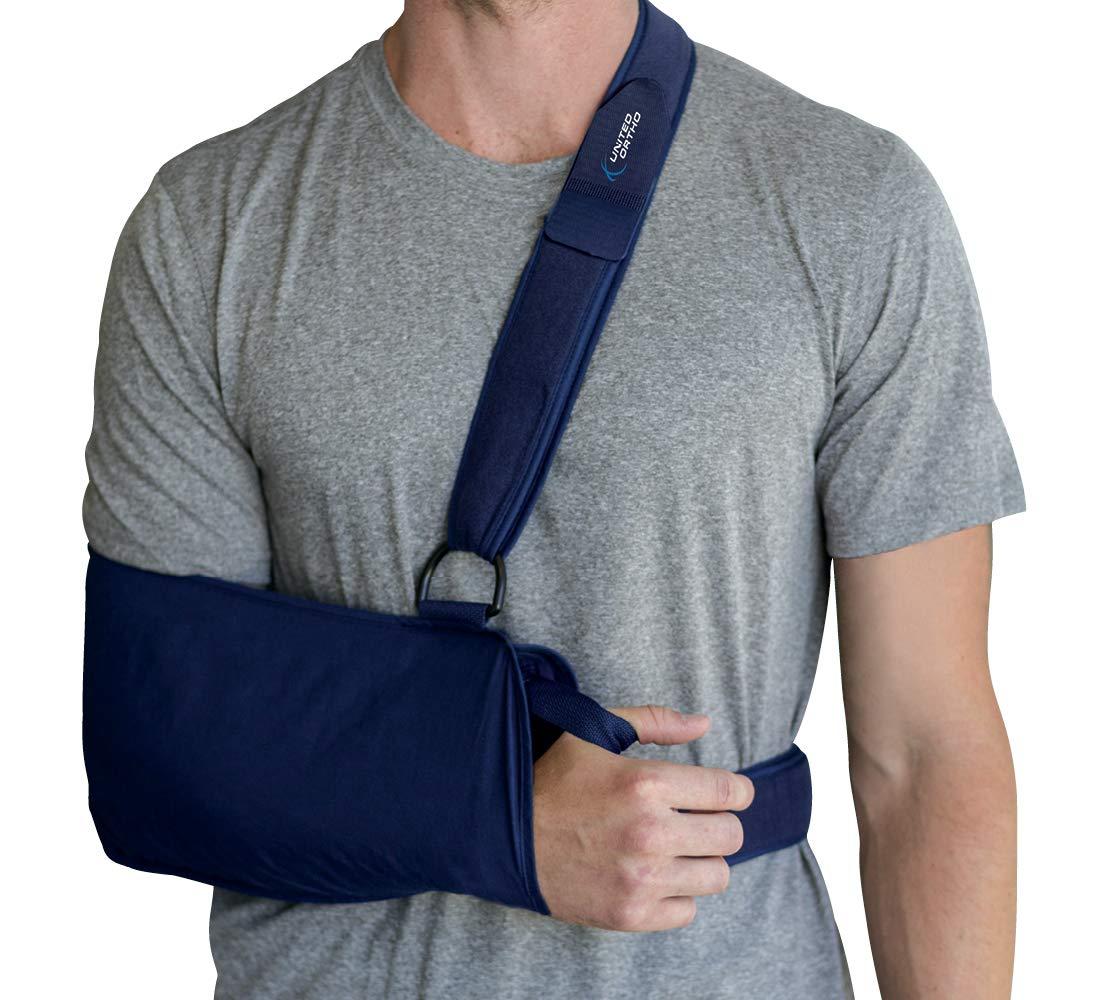 United Ortho United Ortho Deluxe Shoulder Immobilizer, Small, Blue
