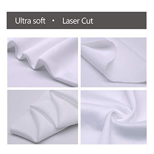 AAwipes AAWipes Cleanroom Cloth Wipes 9\"x9\" (Bag of 150 Pcs) Double Knit 100% Polyester Wipers Lint Free Cloths with Ultra-fine Filaments, Laser Sealed Edge, Class 100 Cloths, Ultra-soft Wipes CP14009