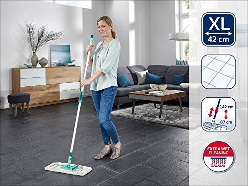 Leifheit Leifheit Profi Cotton Plus Floor Wiper with Steel Handle, Mop, 80-135 cm, 55023