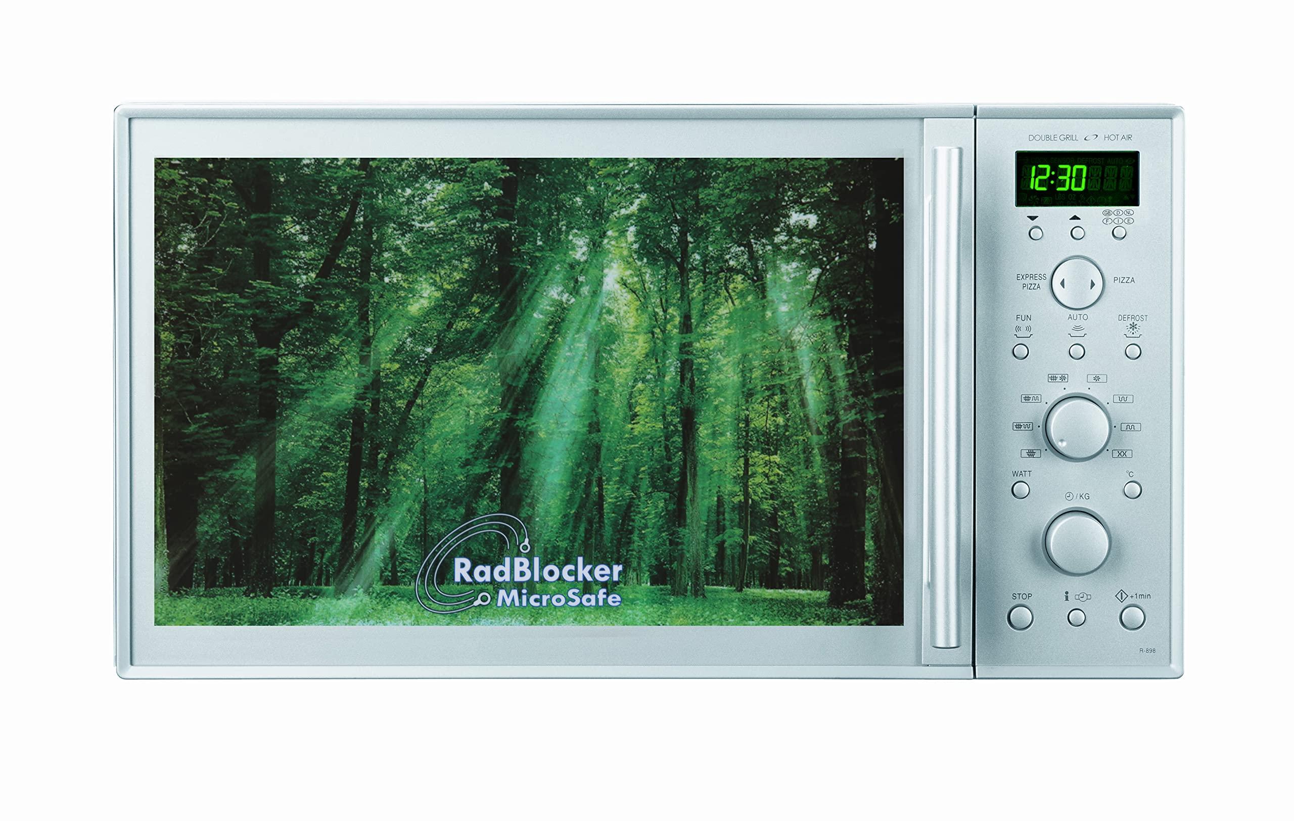 Smart-Safe.com Smart-Safe.com MicroSafe EMF Blocker Microwave Cover - Magnetic EMF Shield, MF & RF Frequency Protection 100% - EMF Blockers for Home Appliances, Easy Apply EMF Protection - Jungle Spirit, Medium 14"