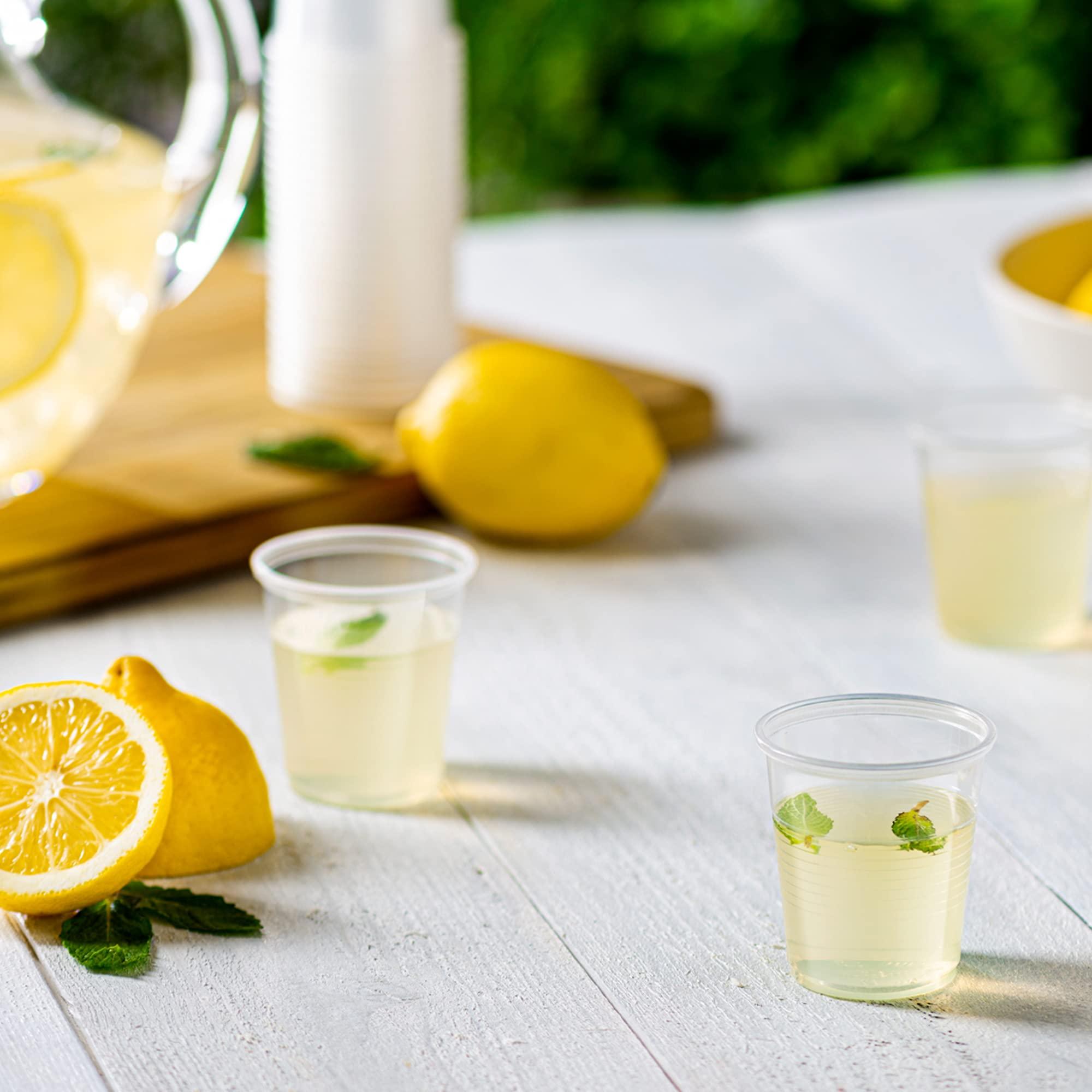 Comfy Package Comfy Package [3 oz. - 100 Count Clear Disposable Plastic Cups - Small Disposable Bathroom, Medicine Polypropylene, and Mouthwash Cups