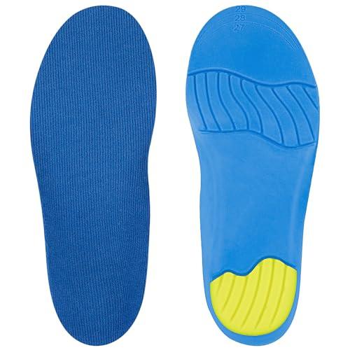 Endoto Endoto Arch Support Insoles for Toddlers Kids and Youth Flat Feet Foot, Footwear Inserts for Boys & Girls, for Big and Little Kids Orthotic(Size:EU 27-29 / US 10.5-12.5 Little Kid)