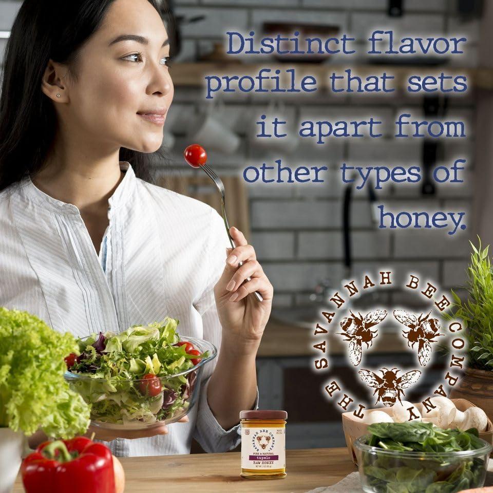 Savannah Bee Company Savannah Bee Company Honey - Pure, Natural, Raw Honey - Tupelo Honey