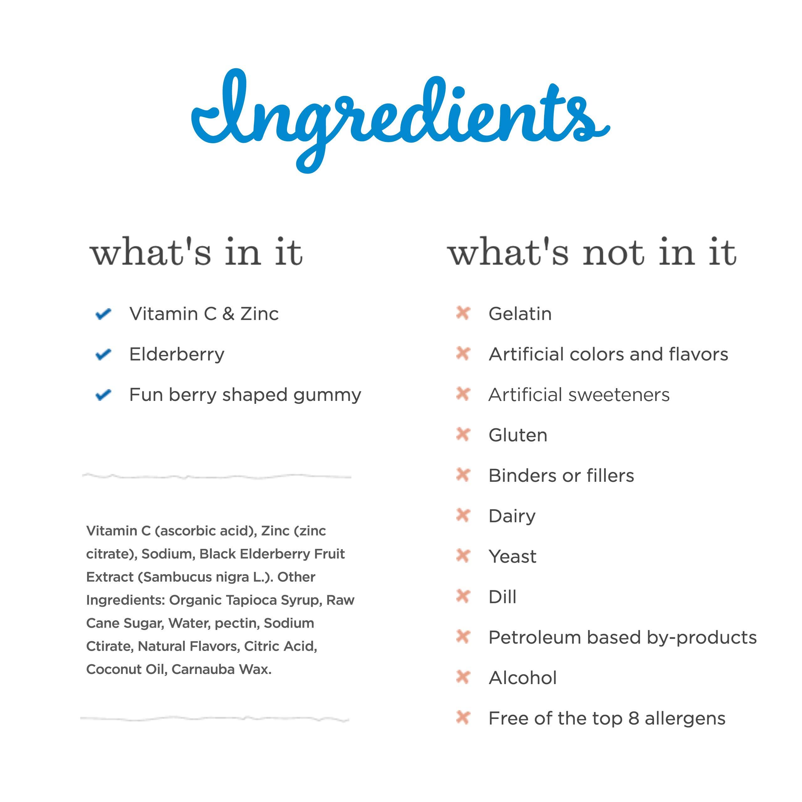 Mommy's Bliss Mommy\'s Bliss Kids Elderberry Gummies, Supports Immunity with Black Elderberry, Zinc & Vitamin C, Gluten Free & Vegan, Age 2 Years+ (60 Count)