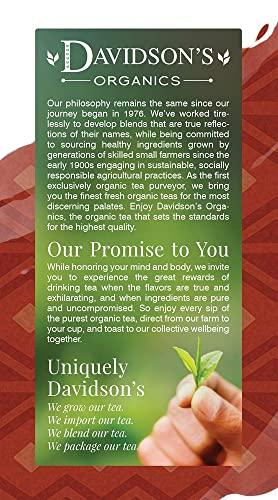 Davidson's Davidson\'s Organics, South African Rooibos, 25-count Tea Bags, Pack of 6