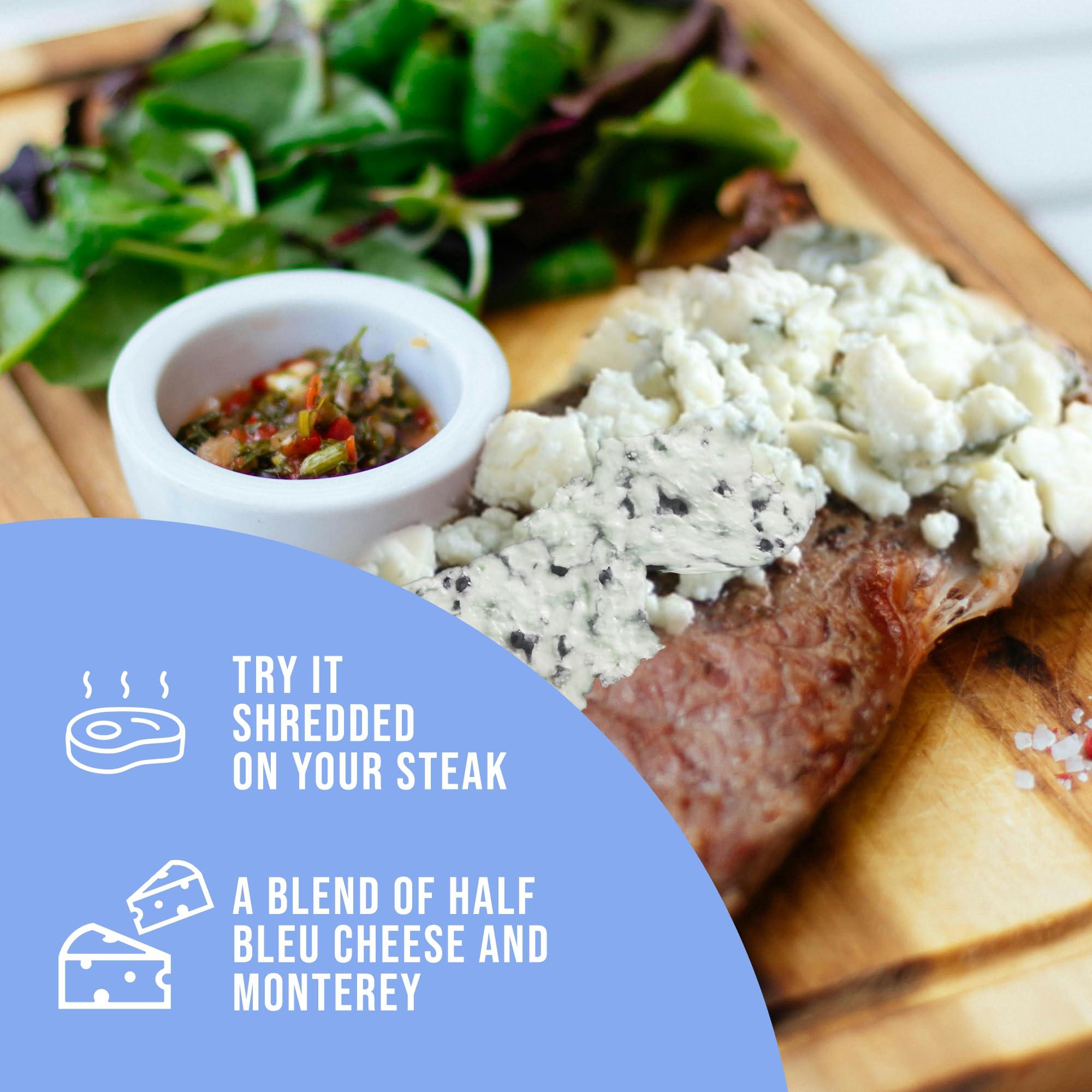 Gardner\'s Wisconsin Cheese Gardner\'s Wisconsin Cheese, Artisan Cheese 4 Packs (Blue Marble Jack) (6 Ounces Per Block) - Artisan Cheese Made in Wisconsin, Perfect for Grilling, Barbecues, and Holidays!