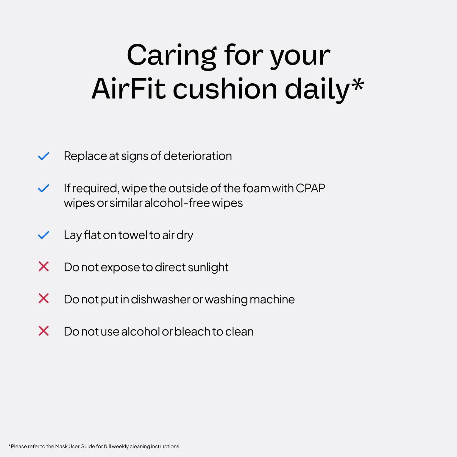 ResMed ResMed AirFit F30i Full Face Replacement Cushion - Small/Wide