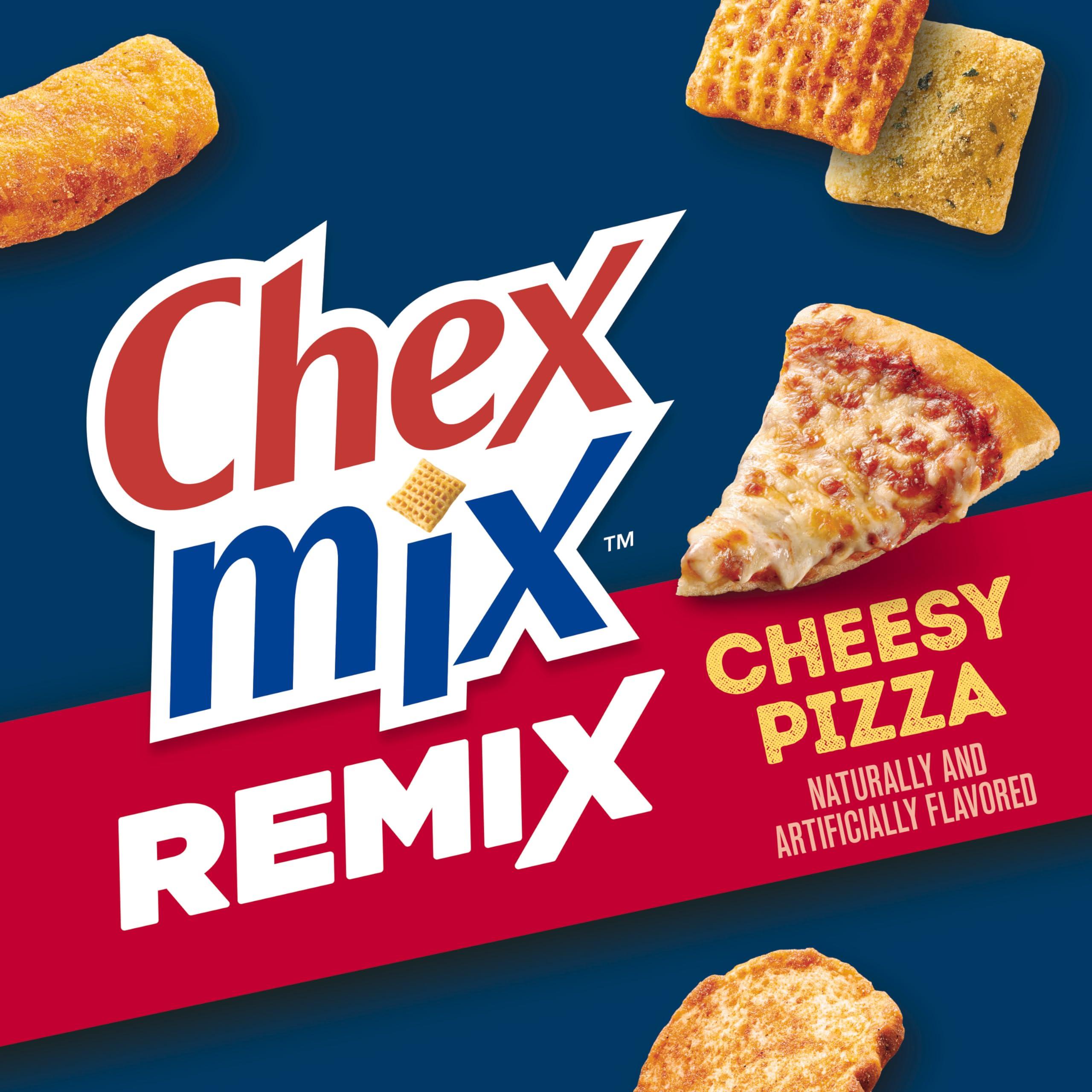 Chex Mix Chex Mix Snack Mix, Remix Cheesy Pizza, Savory Snack Bag, 11 oz