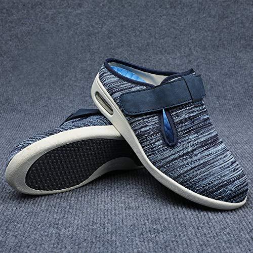 Secret Slippers Women's Diabetic Slippers Extra Wide Width Walking Shoes with Adjustable Closures for Diabetic Edema Plantar Fasciitis Bunions Arthritis Swollen Feet