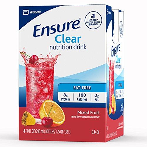 Ensure Clear Ensure Clear Mixed Fruit Nutritional Drink | 8g Protein, 15 Vitamins & Minerals | Ready-to-Drink | Refreshing Taste | 10 fl oz -12 Pack*